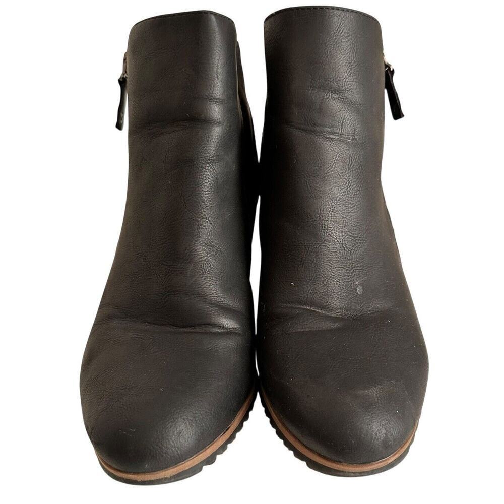 Soul Naturalizer Womens Size 10M Haley Black Wedge Boots Shoes Careerwear Witchy - Picture 2 of 16